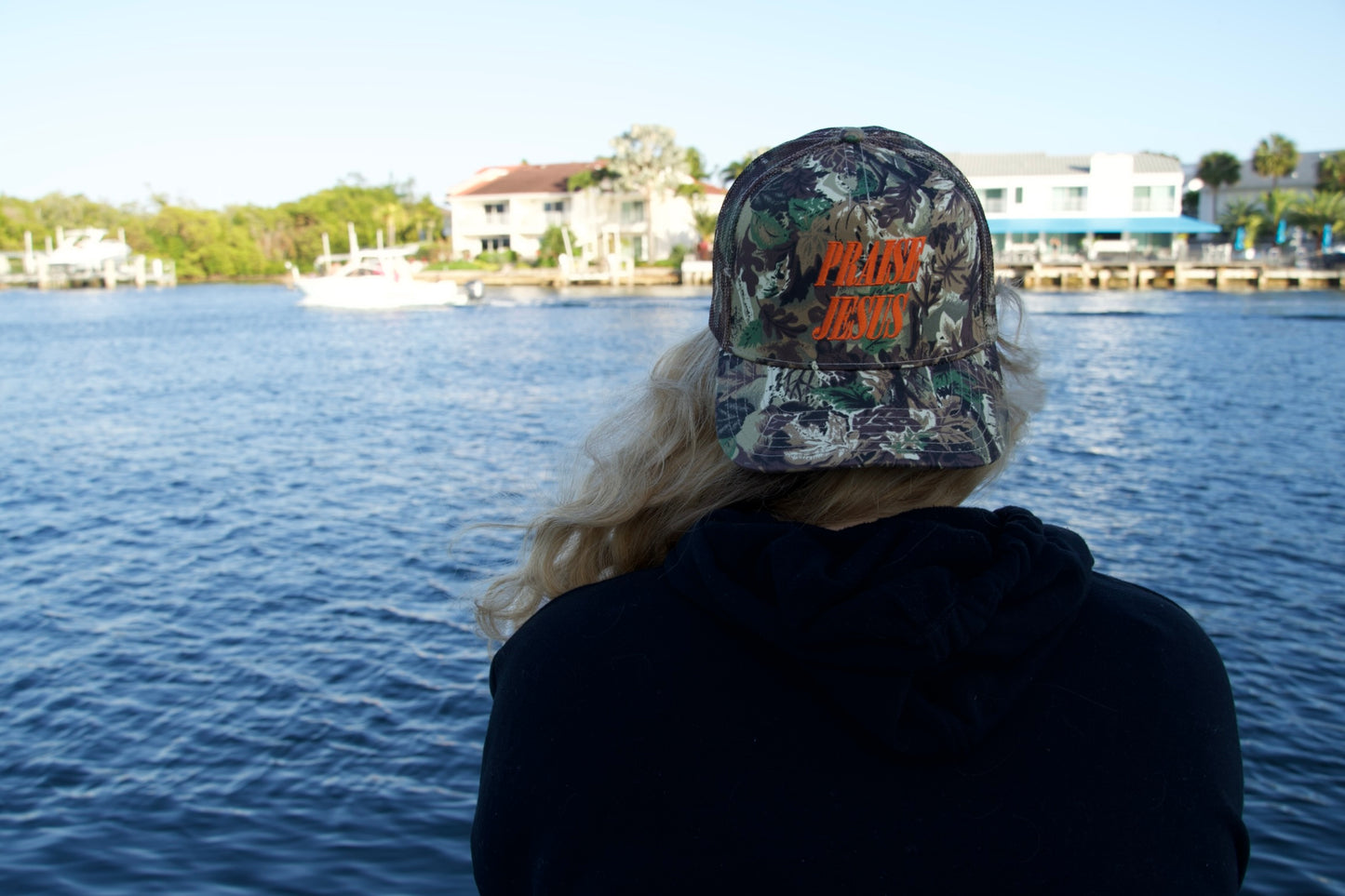Praise Jesus Trucker Hat