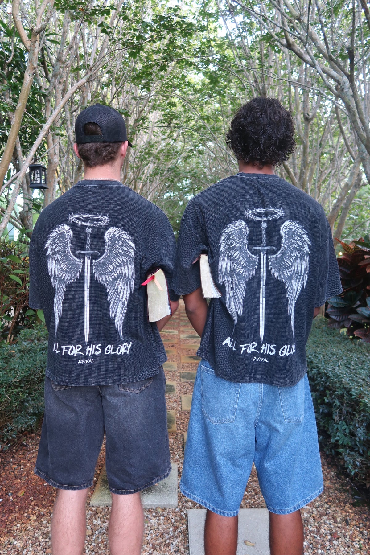 All For His Glory Waffle Tee