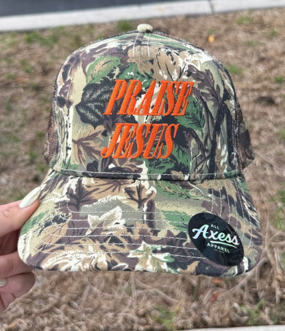 Praise Jesus Trucker Hat