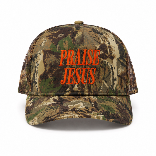 Praise Jesus Trucker Hat
