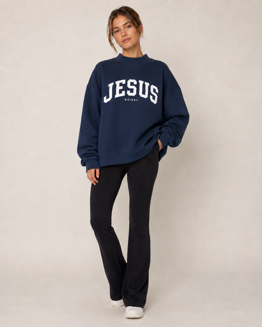 Jesus Mockneck Sweatshirt