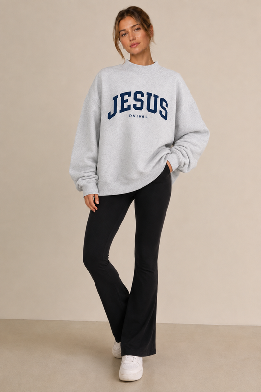 Jesus Mockneck Sweatshirt