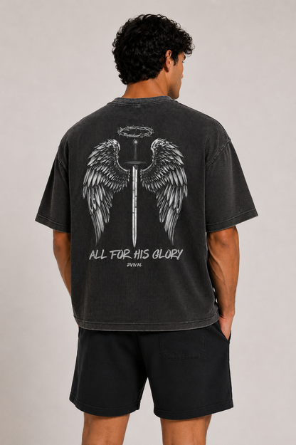 All For His Glory Waffle Tee